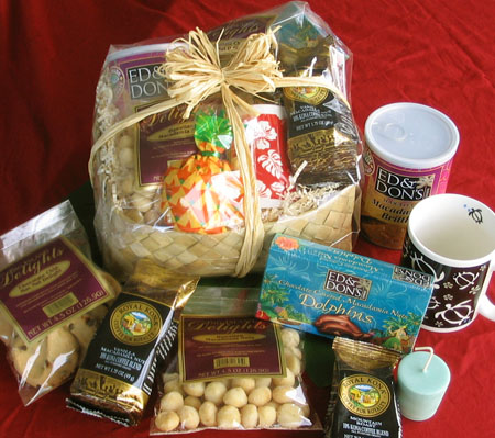 Hawaiian gift basket - With Our Aloha