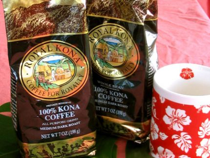 100% Kona coffee in 7 oz bags