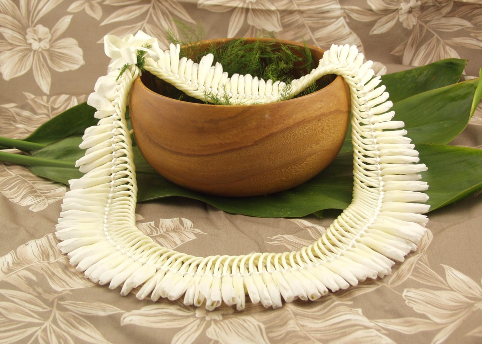 Micronesian Ginger Lei - With Our Aloha