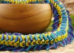 Waipio Hawaiian Lei blue and yellow