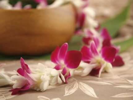 Fragrant Hawaiian Lei with Orchids