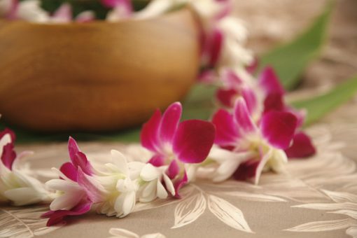 Fragrant Hawaiian Lei with Orchids